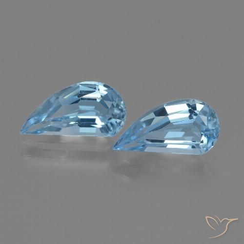 2.65ctw Natürlicher Swiss Blue Topas, Fantasie, VVS-VS