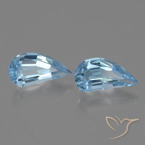 2.65 ct natürliche Swiss Blue Topas-Edelsteine, Fantasie, VVS-VS
