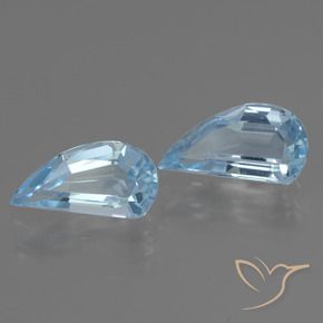 2.81 ct natürliche Himmerlblau Topas-Edelsteine, Fantasie, VVS-VS