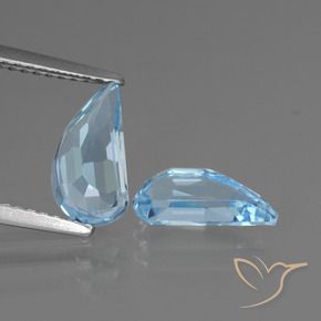 2.77 ct natürliche Himmerlblau Topas-Edelsteine, Fantasie, VVS