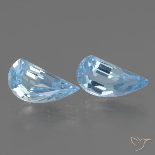 2.64ctw Natürlicher Himmerlblau Topas, Fantasie, VVS
