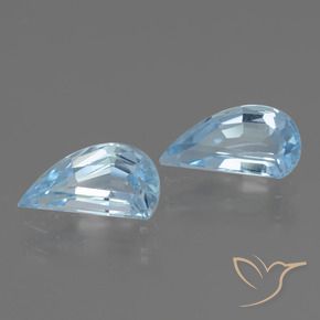 2.64 ct natürliche Himmerlblau Topas-Edelsteine, Fantasie, VVS
