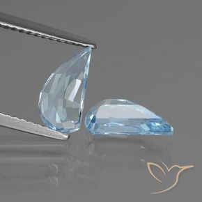 2.64 ct natürliche Himmerlblau Topas-Edelsteine, Fantasie, VVS