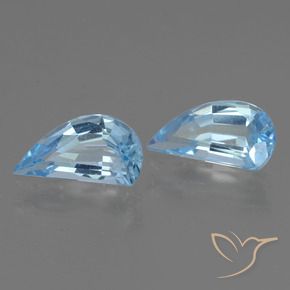 2.78 ct natürliche Himmerlblau Topas-Edelsteine, Fantasie, VVS
