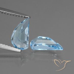 2.78 ct natürliche Himmerlblau Topas-Edelsteine, Fantasie, VVS