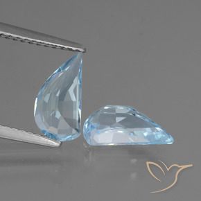 2.57 ct natürliche Himmerlblau Topas-Edelsteine, Fantasie, VVS