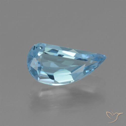 1.41ct Natürlicher Himmerlblau Topas, Fantasie, VVS