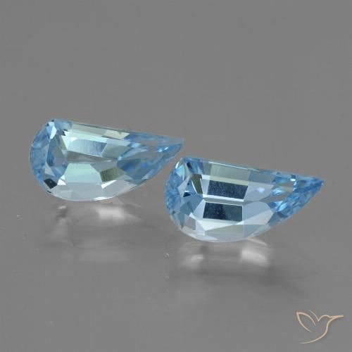 3.04ctw Natürlicher Swiss Blue Topas, Fantasie, VVS-VS