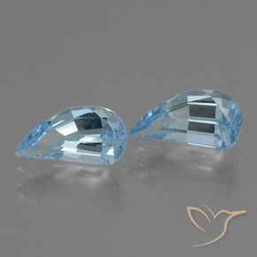3.04 ct natürliche Swiss Blue Topas-Edelsteine, Fantasie, VVS-VS