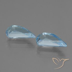 3.04 ct natürliche Swiss Blue Topas-Edelsteine, Fantasie, VVS-VS