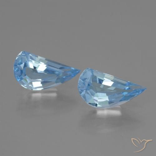 2.71ctw Natürlicher Himmerlblau Topas, Fantasie, VVS, Photo A