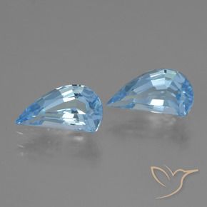 2.71 ct natürliche Himmerlblau Topas-Edelsteine, Fantasie, VVS