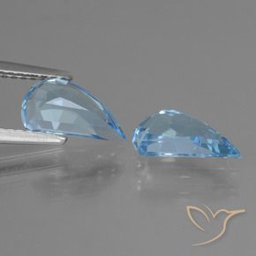 2.71 ct natürliche Himmerlblau Topas-Edelsteine, Fantasie, VVS