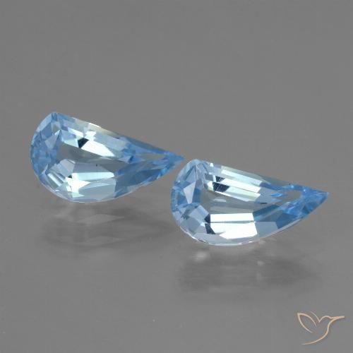 2.71ctw Natürlicher Himmerlblau Topas, Fantasie, VVS-VS