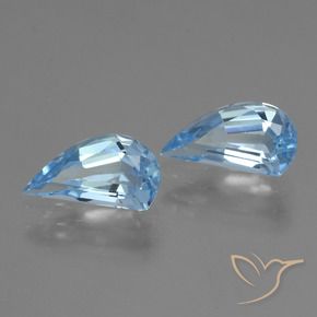 2.71 ct natürliche Himmerlblau Topas-Edelsteine, Fantasie, VVS-VS