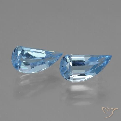 2.83ctw Natürlicher Swiss Blue Topas, Fantasie, VVS