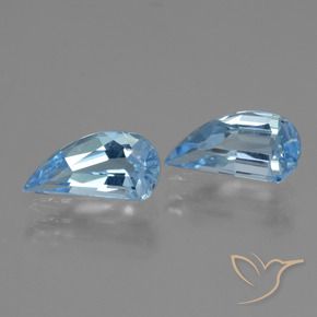 2.83 ct natürliche Swiss Blue Topas-Edelsteine, Fantasie, VVS