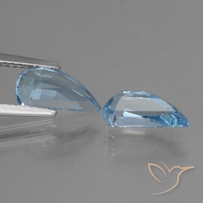2.83 ct natürliche Swiss Blue Topas-Edelsteine, Fantasie, VVS