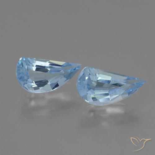 2.82ctw Natürlicher Himmerlblau Topas, Fantasie, VVS