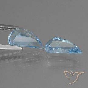 2.82 ct natürliche Himmerlblau Topas-Edelsteine, Fantasie, VVS