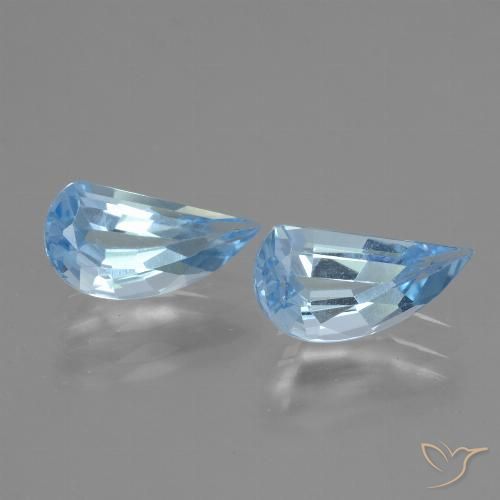 2.58ctw Natürlicher Himmerlblau Topas, Fantasie, VVS
