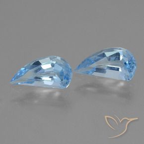 2.58 ct natürliche Himmerlblau Topas-Edelsteine, Fantasie, VVS