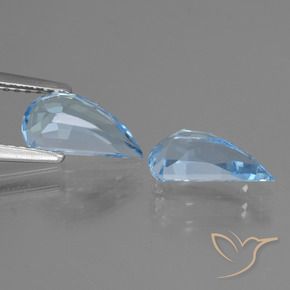 2.58 ct natürliche Himmerlblau Topas-Edelsteine, Fantasie, VVS
