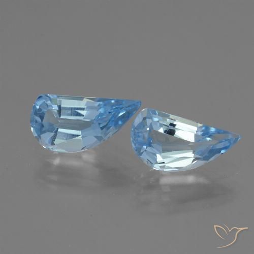 2.63ctw Natürlicher Himmerlblau Topas, Fantasie, VVS