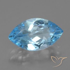 9,17 ctw natürlicher Swiss Blue Topas, Marquise, VS