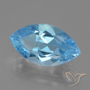 9,17 ctw natürlicher Swiss Blue Topas, Marquise, VVS-VS