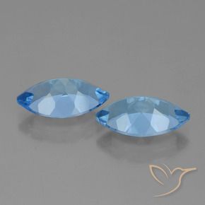8.76 ct natürliche Swiss Blue Topas-Edelsteine, Marquise, VVS-VS