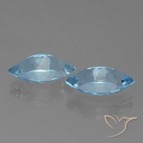 8.03 ct natürliche Himmerlblau Topas-Edelsteine, Marquise, VVS-VS