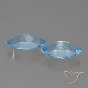 8.14 ct natürliche Himmerlblau Topas-Edelsteine, Marquise, VVS-VS