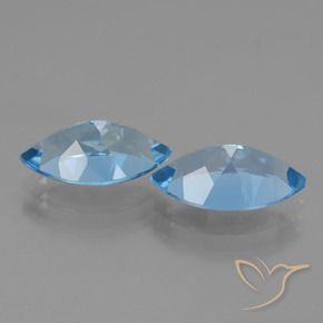 8.33 ct natürliche Himmerlblau Topas-Edelsteine, Marquise, VVS-VS