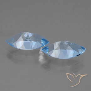 8.18 ct natürliche Swiss Blue Topas-Edelsteine, Marquise, VVS
