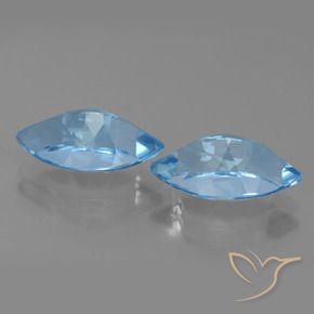 8.47 ct natürliche Swiss Blue Topas-Edelsteine, Marquise, VVS-VS