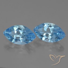 8.20 ct natürliche Swiss Blue Topas-Edelsteine, Marquise, VVS-VS