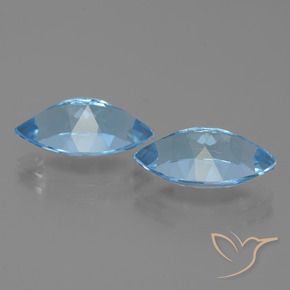 8.20 ct natürliche Swiss Blue Topas-Edelsteine, Marquise, VVS-VS