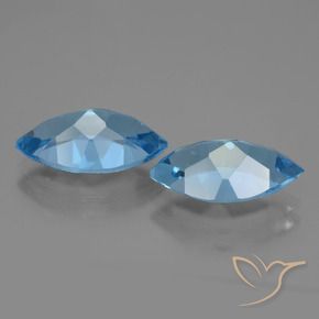8.11 ct natürliche Swiss Blue Topas-Edelsteine, Marquise, VVS-VS