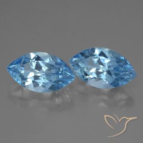 8.40 ct natürliche Swiss Blue Topas-Edelsteine, Marquise, VVS