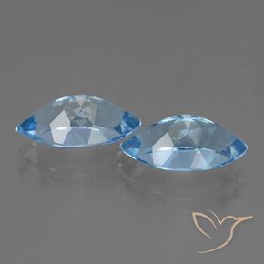 8.78 ct natürliche Swiss Blue Topas-Edelsteine, Marquise, VVS