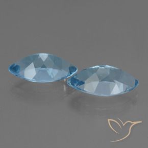 8.27 ct natürliche Swiss Blue Topas-Edelsteine, Marquise, VVS-VS