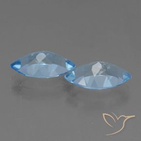 8.06 ct natürliche Swiss Blue Topas-Edelsteine, Marquise, VVS