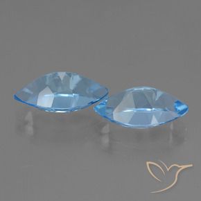 8.45 ct natürliche Swiss Blue Topas-Edelsteine, Marquise, VVS