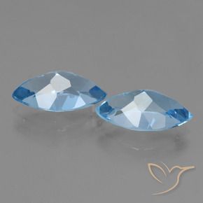 8.15 ct natürliche Himmerlblau Topas-Edelsteine, Marquise, VS