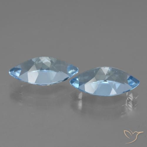 8.32 ct natürliche Himmerlblau Topas-Edelsteine, Marquise, VVS-VS