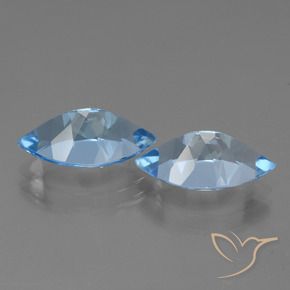 8.36 ct natürliche Himmerlblau Topas-Edelsteine, Marquise, VVS-VS