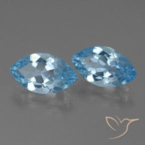 8,06 ct natürliche blauer Topas-Edelsteine, Marquise, VVS