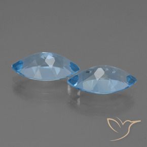 8,06 ct natürliche blauer Topas-Edelsteine, Marquise, VVS