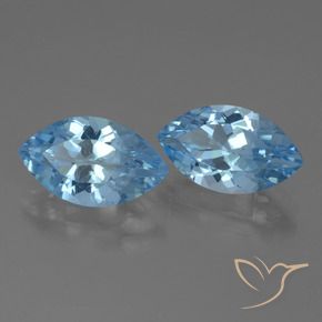 8.06 ct natürliche Swiss Blue Topas-Edelsteine, Marquise, VVS-VS